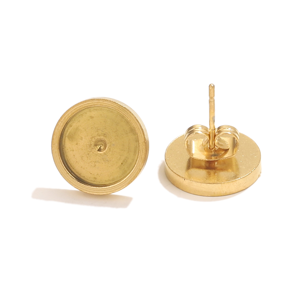 10pcs Stainless Steel Gold Ear - Resin Art Supplies Near Me recension och pris