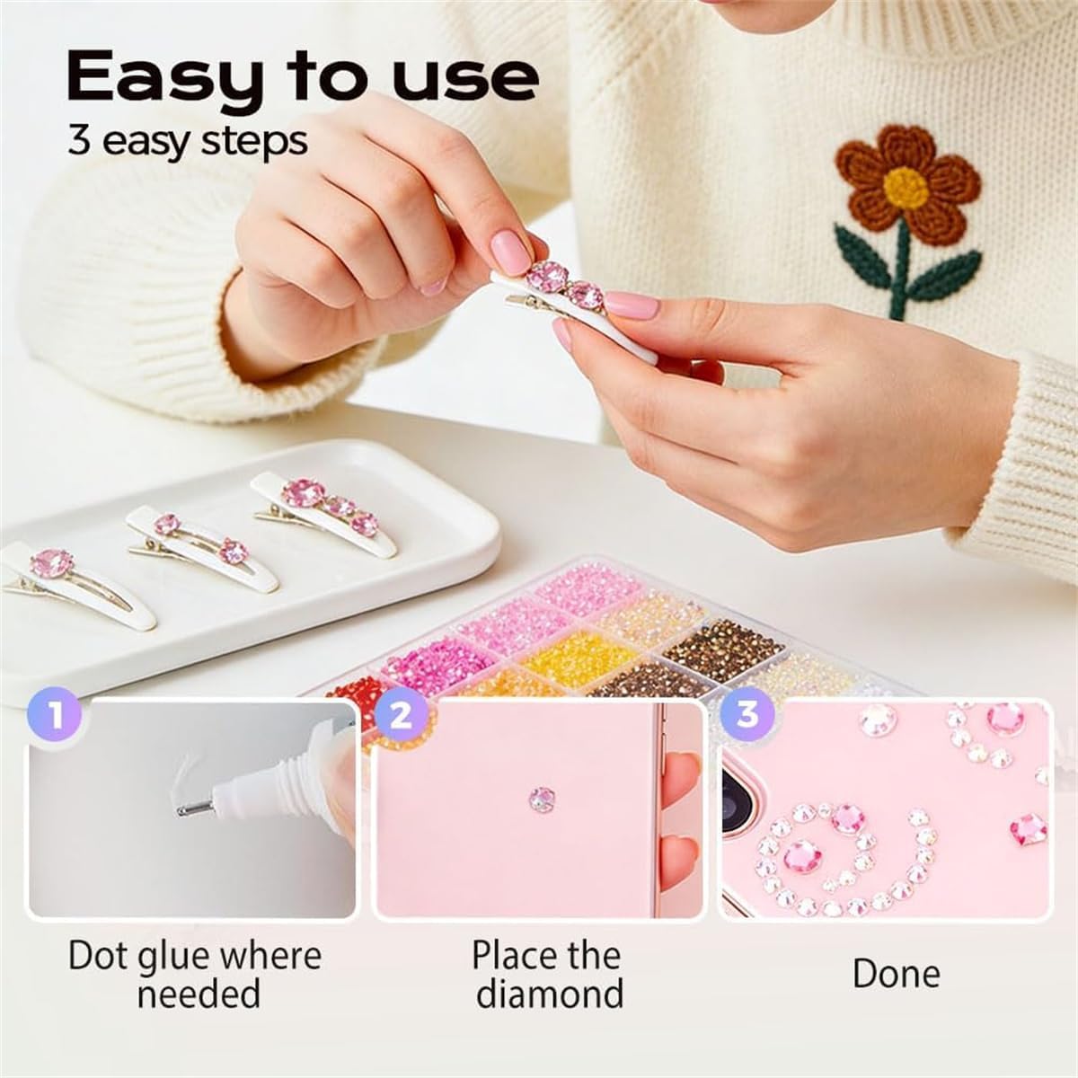 Colorful DIY Resin Rhinestone  - Resin Art Tool Kit recension och pris